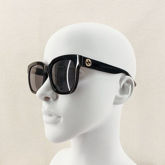 Gucci GG0034 Unisex Sunglasses Black Gray OS - Picture 10 of 15